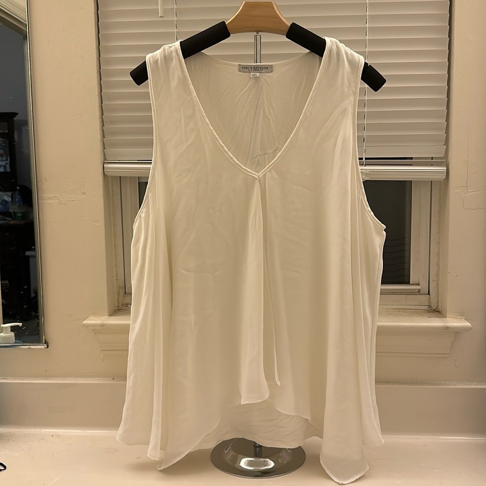 Vneck Flowing Blouse